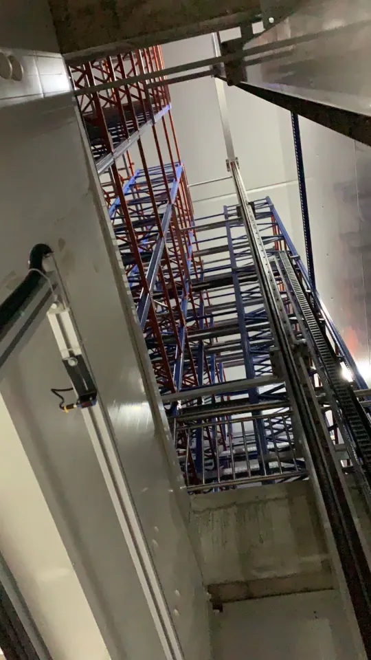 立体冷库货架与堆垛升降机（项目实拍）
